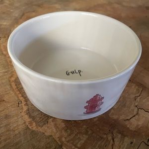 Rae Dunn Dog Water Bowl